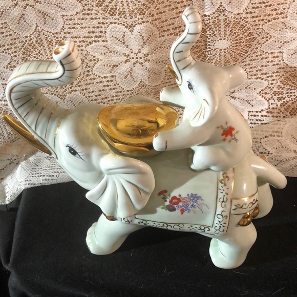 ElephantChina w/ Gold designs